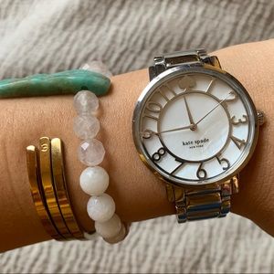 Kate Spade Silver and Mother of Pearl Watch